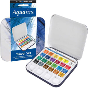 DR Aquafine Travel set 24 puolinappia ja sivellin